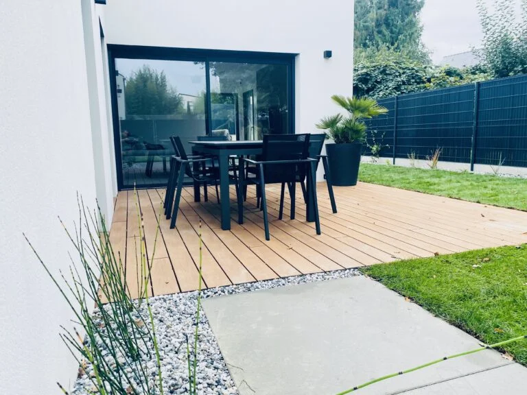 Terrasse en bois composite