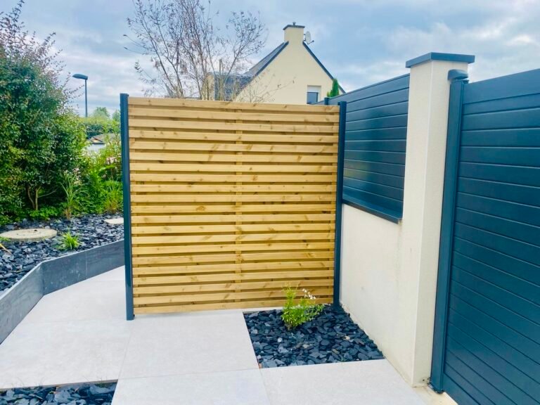 Brise-vue en bois