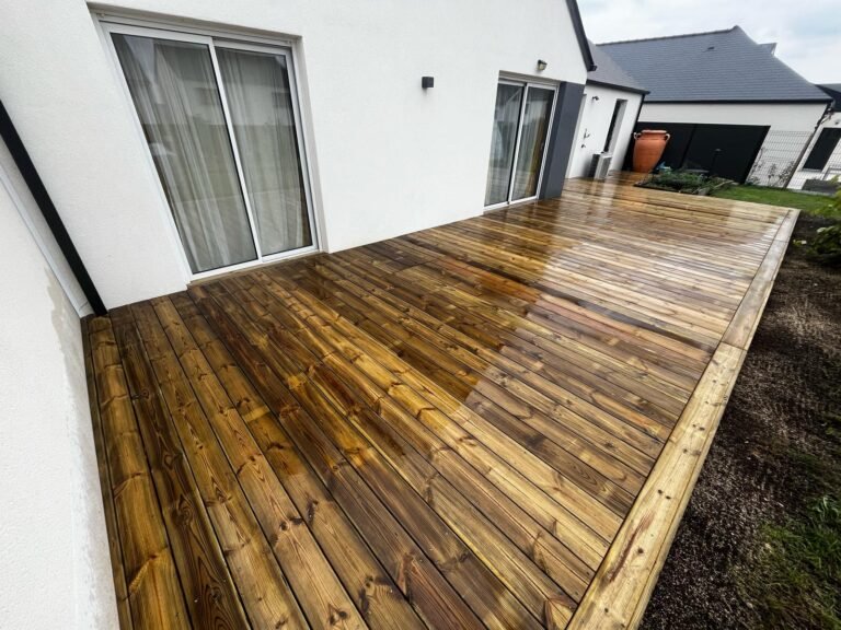 Terrasse en pin