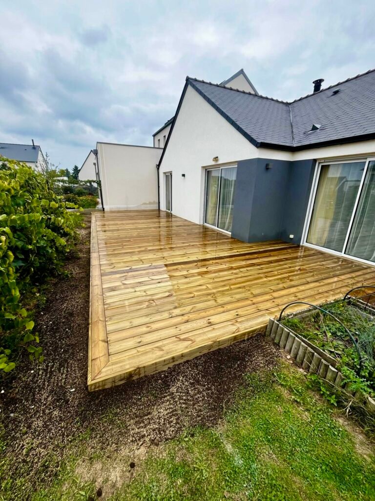 Terrasse en pin