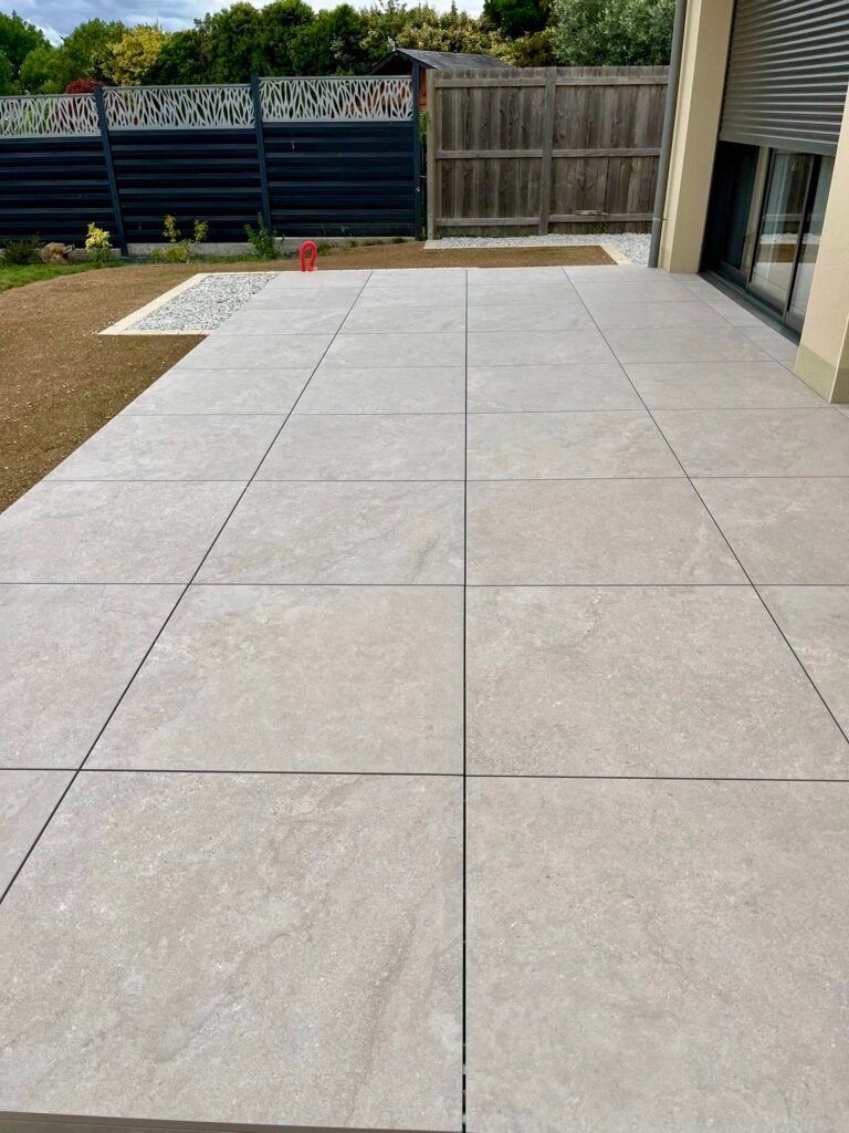 Terrasse sur plots